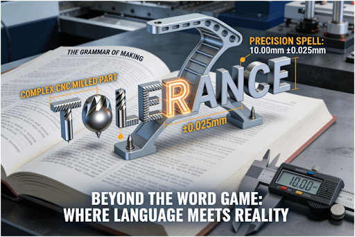 Read more about the article Beyond the Word Game: How the Precision Behind Complex CNC Milling Solves Real-World “Tolerance” Puzzles