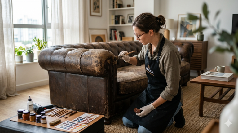 Read more about the article Leather Repair as an Art Form: The Craft Behind Seamless Restoration