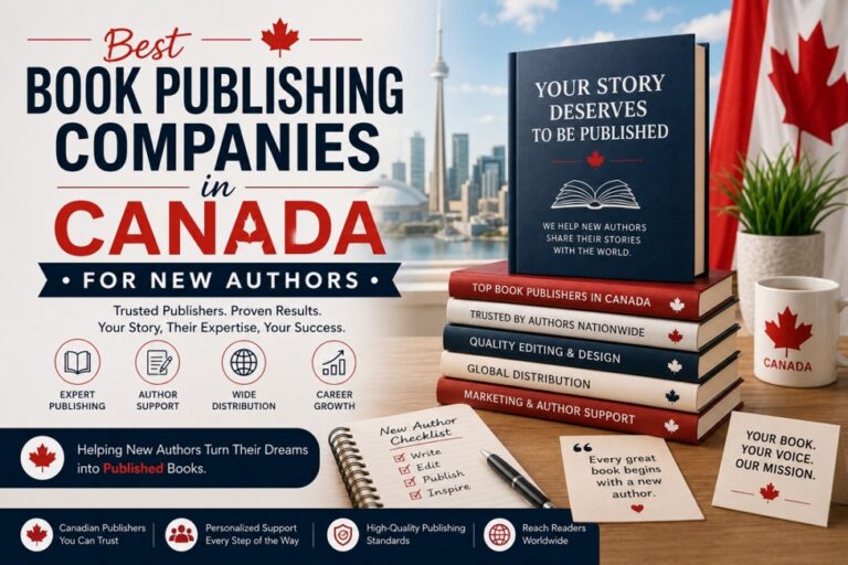 Read more about the article Best Book Publishing Companies in Canada for New Authors
